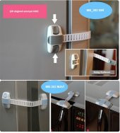 Portakal Safety Çok Amaçlı Buzdolabı-Dolap Kilidi-Gri - 6