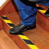 Portakal Safety Kaydırmaz Bant-10 Metre Sarı-Siyah - 2