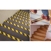 Portakal Safety Kaydırmaz Bant-10 Metre Sarı-Siyah - 5