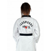 HAŞADO Fitilli Siyah Yaka Taekwondo Elbisesi - 5