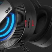 Coofbe Rgb Işıklı Mikrofonlu Kafaüstü Profesyonel Oyuncu Kulaklığı - 7