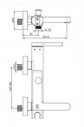 GPD Gildo Siyah-krom Banyo Bataryası Mbb165-k-s - 2