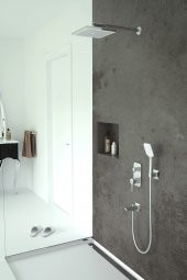 Teska Agora Ankastre Iki Yönlü Banyo Bataryası Seti-Krom - 2