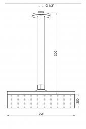 GPD Ankastre Duş Başlığı (tavandan) (250x250) Ads15 - 2