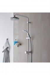 Grohe New Tempesta Sistem 200 27389002 Duvar Bağlantılı Divertörlü Duş Seti - 3