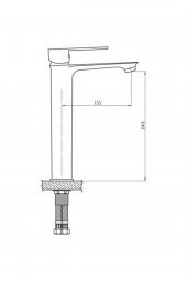 GPD Msl155-a Provido Set Üstü Lavabo Bataryası - 2