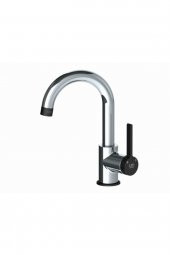 Gpd Gildo Mtl165-K-S Tek Gövde Lavabo Bataryası Siyah - Krom - 1