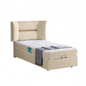 Setay Lizbon İkili Set, Tek Kişilik Baza Başlık Seti, Krem - 3
