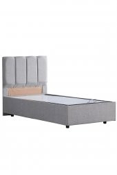 Setay Mobilya Defne Tek Kişilik Baza Başlık Seti Açık Gri - 4