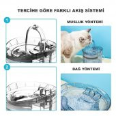Dailytech Otomatik Pet Kedi Köpek Su Pınarı Çeşmesi Şelalesi Sebil - 4