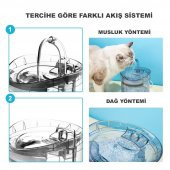 Dailytech Otomatik Pet Kedi Köpek Su Pınarı Çeşmesi Şelalesi Sebil - 10