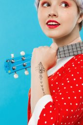 Botanik -2 Geçici Dövme,Geçici Tattoo ,Vücut Dövme,Kol Bilek Dövme,Boyun Dövme,Sırt Dövme thumbnail 1