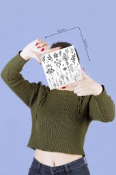 Botanik -2 Geçici Dövme,Geçici Tattoo ,Vücut Dövme,Kol Bilek Dövme,Boyun Dövme,Sırt Dövme thumbnail 4