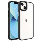 Gpack Apple iPhone 14 Plus Kılıf Kamera Çıkıntılı Nikelaj Hassas Tuşlu Arkası Cam thumbnail 4