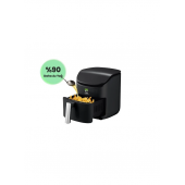 Wiami Airfryer 3.5 L Akıllı Yağsız Hava Fritözü Siyah - 2