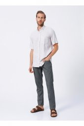 Kısa Kollu Gömlek, 2xl, Bej thumbnail 2