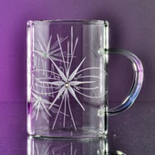 DECOCIA Kişiye Özel Borosilikat İnce Cam Kupa 200cc Kişiselleştirilebilir Yazı ve İşleme El Yapımı thumbnail 3