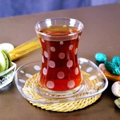 Decocia Nazen 12 Kişilik 24 Parça Çay Seti 175cc Hotpoint Desenli thumbnail 2