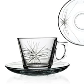 Decocia 6'lı Vela Fincan Set 12 Parça 195cc Mira Desenli - 1