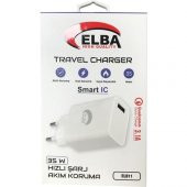 Elba ELB11 Elb-35w USB 35w Hızlı Şarj Akım Koruma EV Şarj Kafa - 1