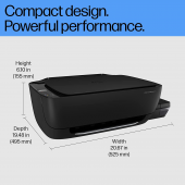 HP INK TANK WİRELESS 415 FOTOKOPİ + TARAYICI + WI-FI MÜREKKEP PÜSKÜRTMELİ TANKLI YAZICI Z4B53A - 2