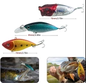 Valkyrie 78 Parça Rapala Jig Sahte Olta Yem ve Aksesuar Seti Tatlı ve Tuzlu Su Uyumlu - 5