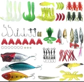 Valkyrie 78 Parça Rapala Jig Sahte Olta Yem ve Aksesuar Seti Tatlı ve Tuzlu Su Uyumlu - 2