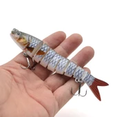 Valkyrie 8 Eklemli 3D Oynak Rapala 13.5gr Sahte Balık Yem Wobblers Swimbait Tuzlu ve Tatlı Su - 6