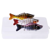 Valkyrie 3 Adet 7 Eklemli 3D Oynak Rapala Sahte Balık Yem Seti Tatlı ve Tuzlu Su Uyumlu Wobblers Swimbait - 1