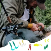 Valkyrie 24 Parça Sahte Olta Yem ve Aksesuar Seti Silikon Rapala Jig Kaşık - 10