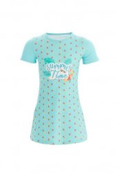 Maresiva 8133 Mint Raddy Kısa Kol Çocuk Tesettür Mayo - 2