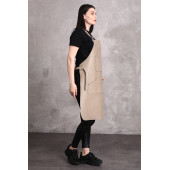 Dana derisi önlük gri renk bayan - 9