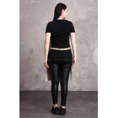 Dana derisi önlük gri renk bayan - 11