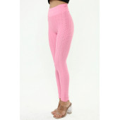 BRAZİL TAYT ARKASI BÜZGÜLÜ PEMBE - 4