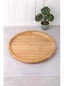 Balsa YUV2525 Bambu Yuvarlak Tabak 25 Cm - 1