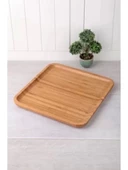 Balsa KR2525 Bambu Kare Tabak 25 Cm - 1