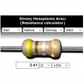 OEM 0.41 R (Ohm) Direnç thumbnail 1