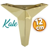 Kale Lüks Mobilya Kanepe Sehpa Tv Ünitesi Koltuk Ayağı 12 Cm Altın Gold Baza Ayakları - 1
