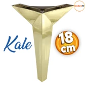 Kale Lüks Mobilya Kanepe Tv Ünitesi Koltuk Ayağı 18 Cm Altın Gold Konsol Ayakları - 1