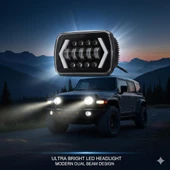 Offroad sis lambası beyaz, amber sinyal 60w 12-60v tek adet Premium tasarım thumbnail 1