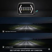 Offroad sis lambası beyaz, amber sinyal 60w 12-60v tek adet Premium tasarım thumbnail 3