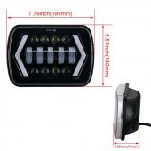 Offroad sis lambası beyaz, amber sinyal 60w 12-60v adet/ LASS300 - 3