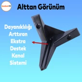 Kale Lüks Mobilya Kanepe Koltuk Tv Ünitesi Ayağı 12 Cm Siyah Ayakları - 5