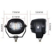 İş makinesi çalışma lambası 12-80v  kırmızı adet / LASS303 thumbnail 2