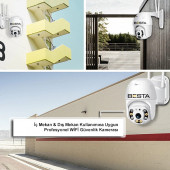 2 MP DIŞ MEKAN WİRELESS KABLOSUZ PTZ GÜVENLİK KAMERASI KD-1701 - 6