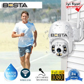 2 MP DIŞ MEKAN WİRELESS KABLOSUZ PTZ GÜVENLİK KAMERASI KD-1701 - 7