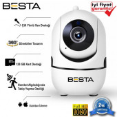 2MP Kablosuz Güvenlik Kamerası 1080P Hareket Sensörlü 360 derece KD-1614 - 1