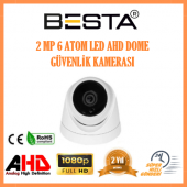 Besta KD-6329 2MP Ahd 1080P Atom Led Dome Güvenlik Kamerası - 1