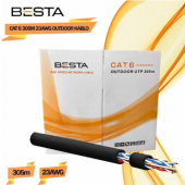 BESTA OUTDOOR CAT6 23 AWG 305 METRE IP KAMERA KABLOSU - 1