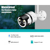 2MP DIŞ MEKAN WİRELESS KABLOSUZ GÜVENLİK KAMERASI WF40 - 2